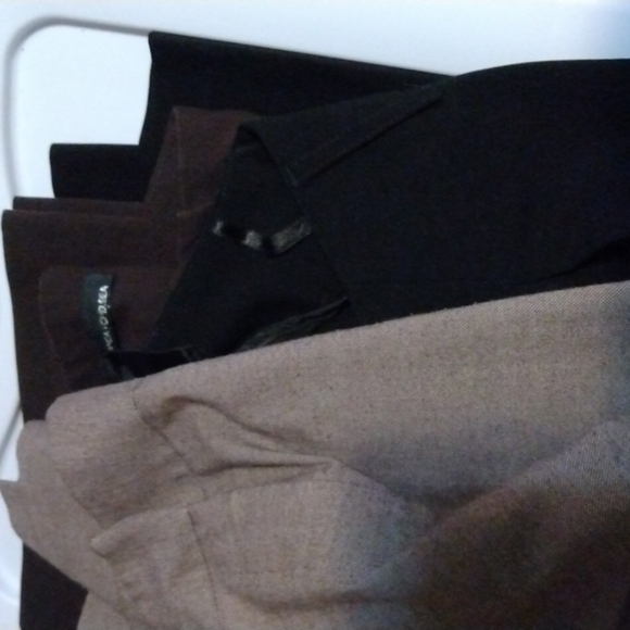 Amanda and Chelsea slacks 1 black 1 brown and I pair Nic and Zoe size 12 - Picture 1 of 5